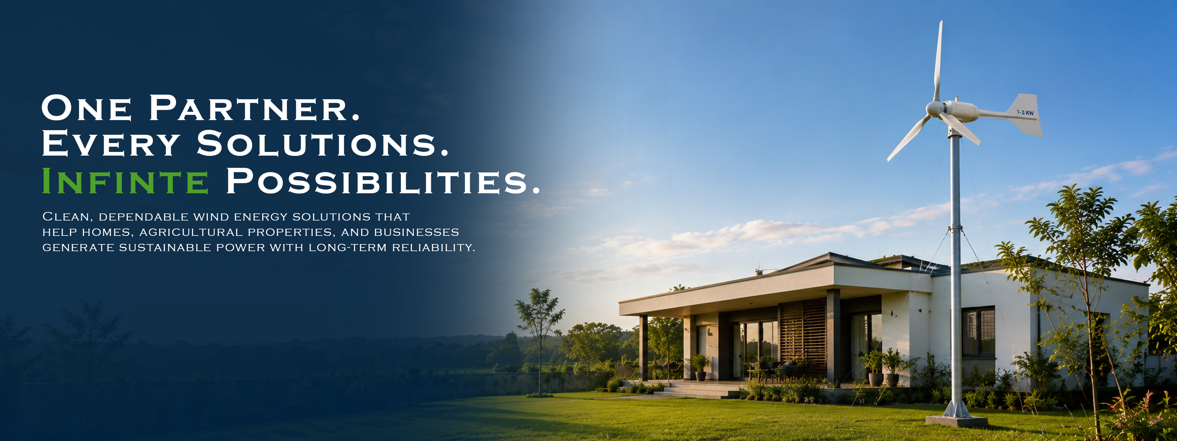 Wind Energy Solutions — One Partner. Multiple Solutions. Infinite Possibilities.